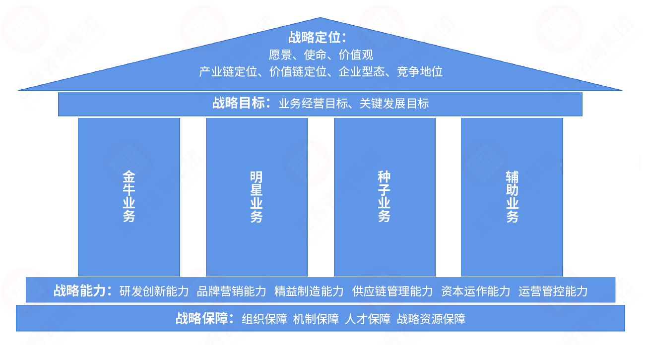 企业发展战略模型图